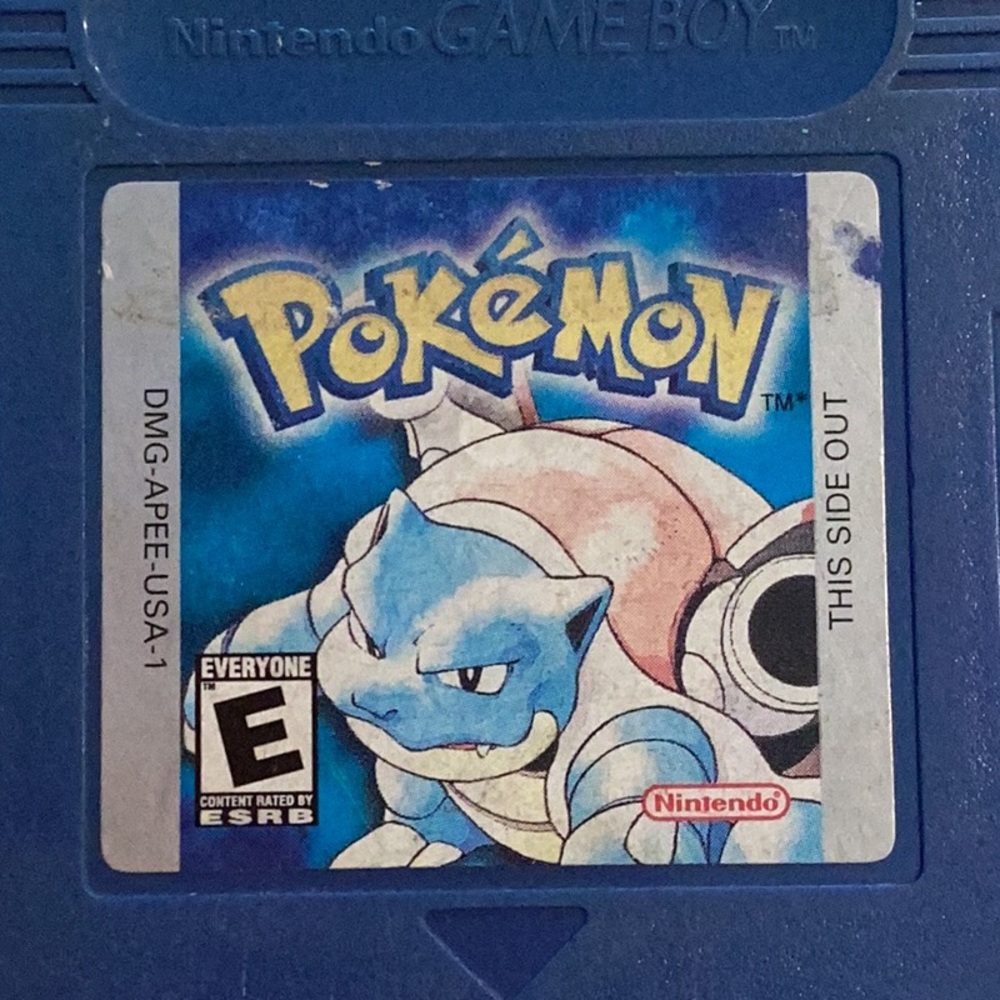 Pokemon Blue Version Nintendo Gameboy Game Authentic Game Boy 1998 Original - Picture 2 of 16